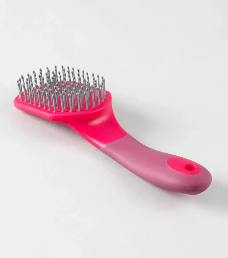 Premier Equine Soft-Touch Mane and Tail Brush in Wine Fuchsia-1