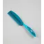 Premier Equine Soft-Touch Mane Comb With Handle in Med Blue Peacock