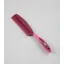 Premier Equine Soft-Touch Mane Comb With Handle in Wine Fuchsia