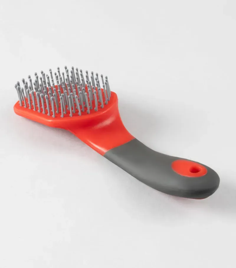 Premier Equine Soft-Touch Mane and Tail Brush in Black Red-1