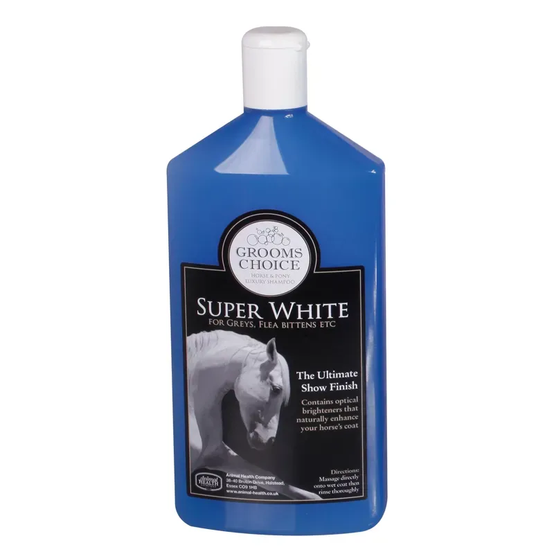 Animal Health Company 500ml Grooms Choice Super White Shampoo