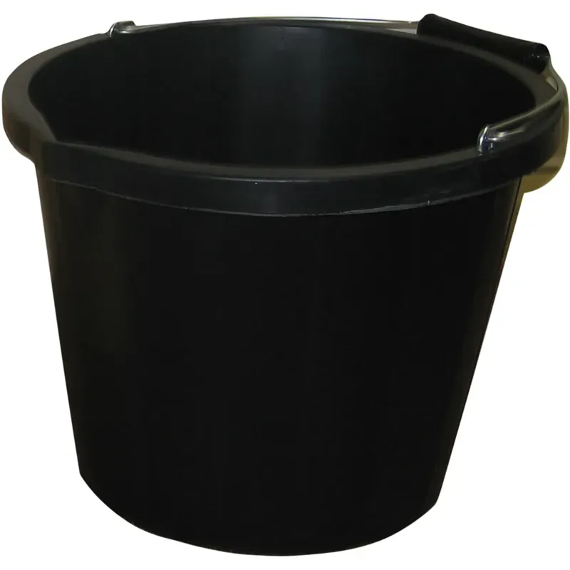 ProStable 3 Gallon Water Bucket in Black