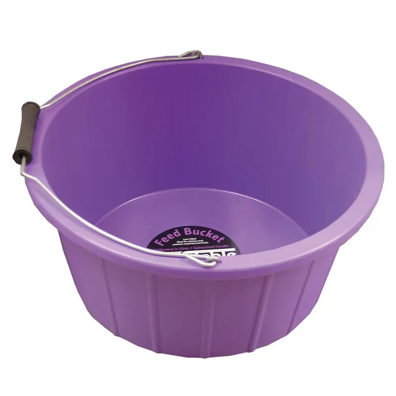 ProStable 3 Gallon Feed Bucket in Purple