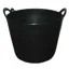ProStable 26l Flexi Feed Tub in Black