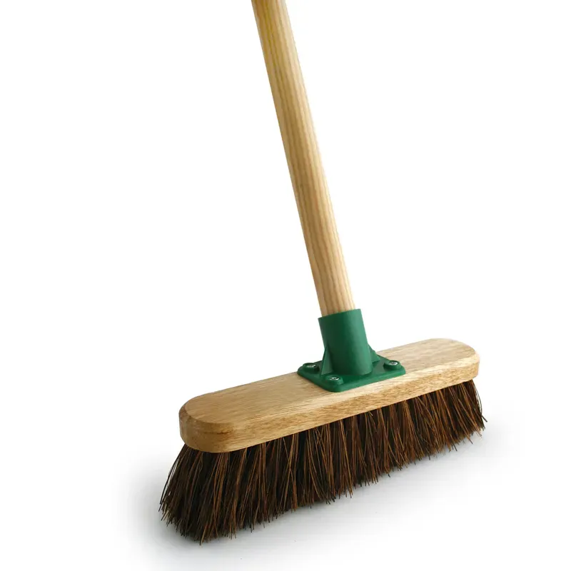 Bentley Brushes Varnished Bassine Broom in Brown