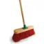 Bentley Brushes Unvarnished PVC Broom in Red