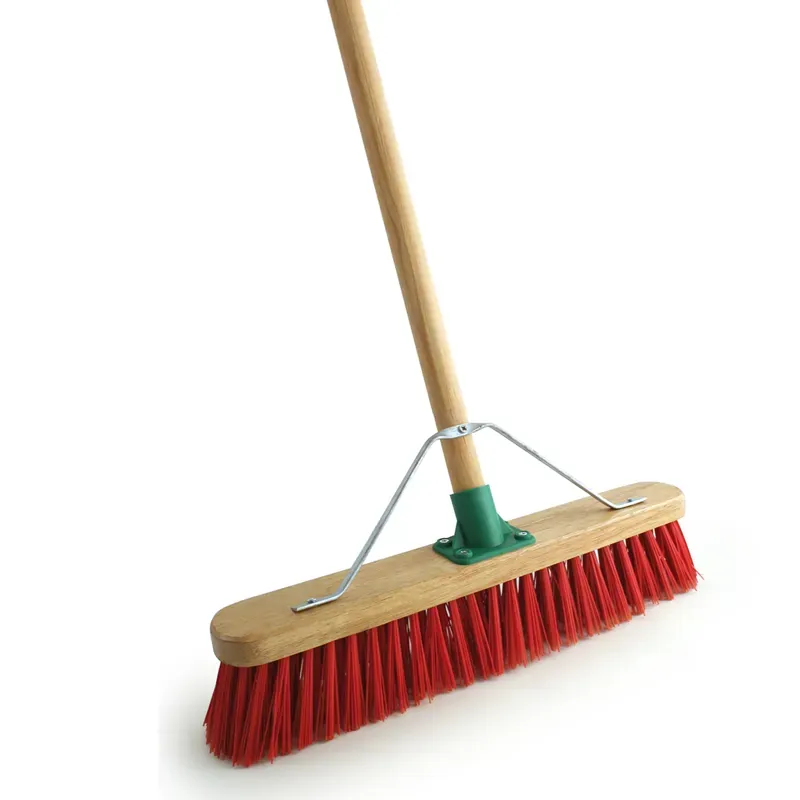 Bentley Brushes Varnished PVC Broom in Red