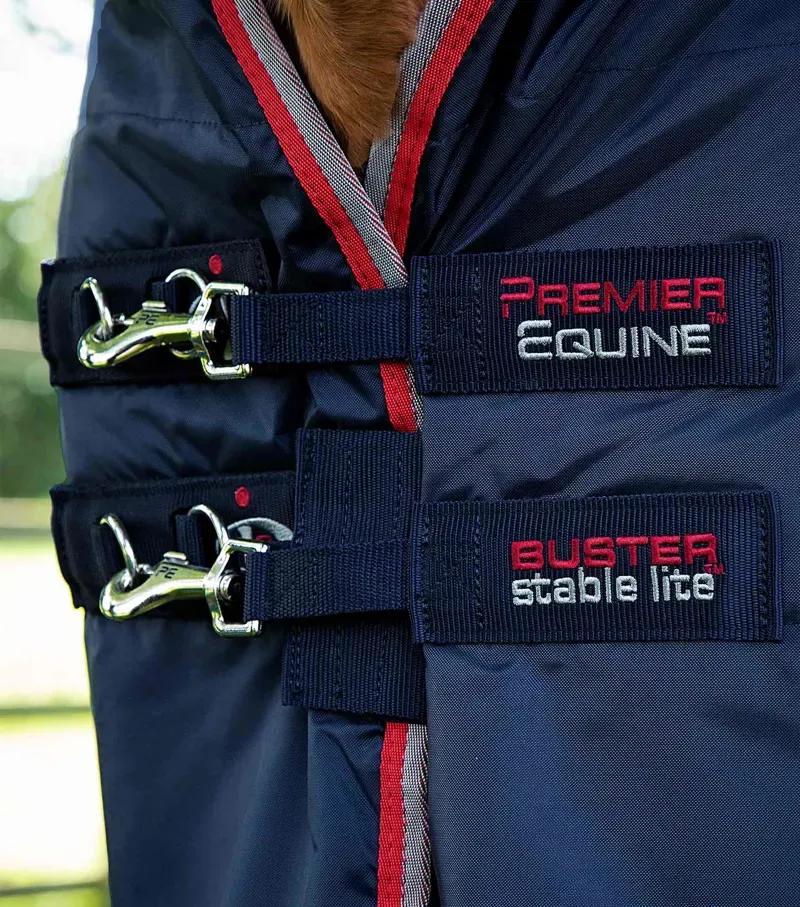 Premier Equine 100g Stable Buster Lite Rug in Navy-2