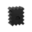 Stubbs Pole Block In Black