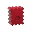 Stubbs Pole Block In Red