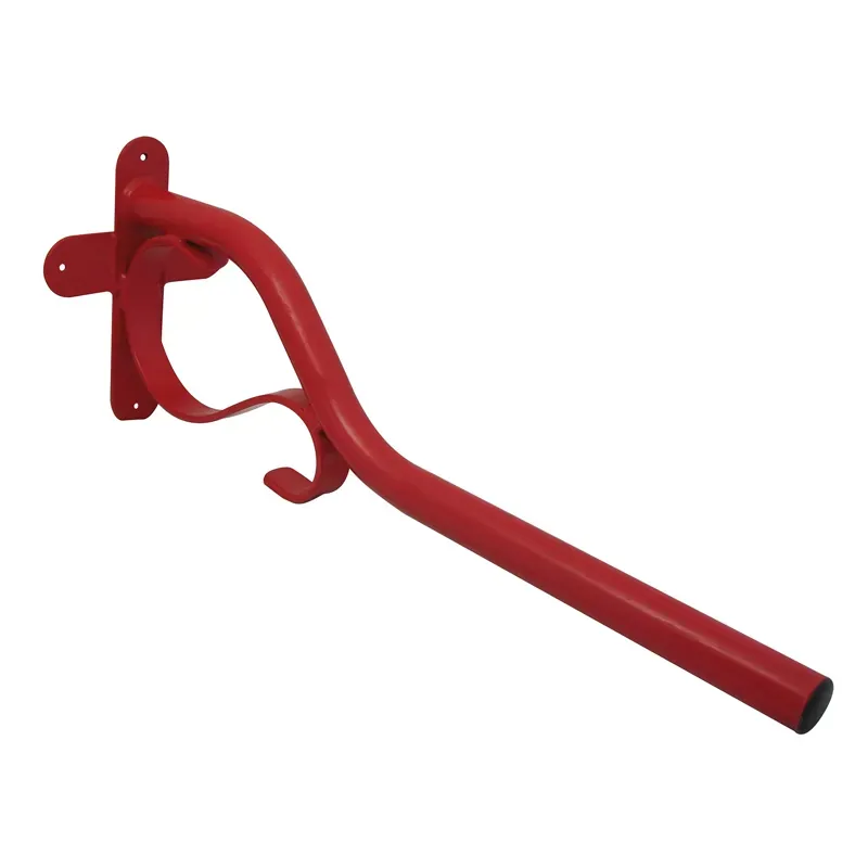 Stubbs Scroll Saddle Rack In Red