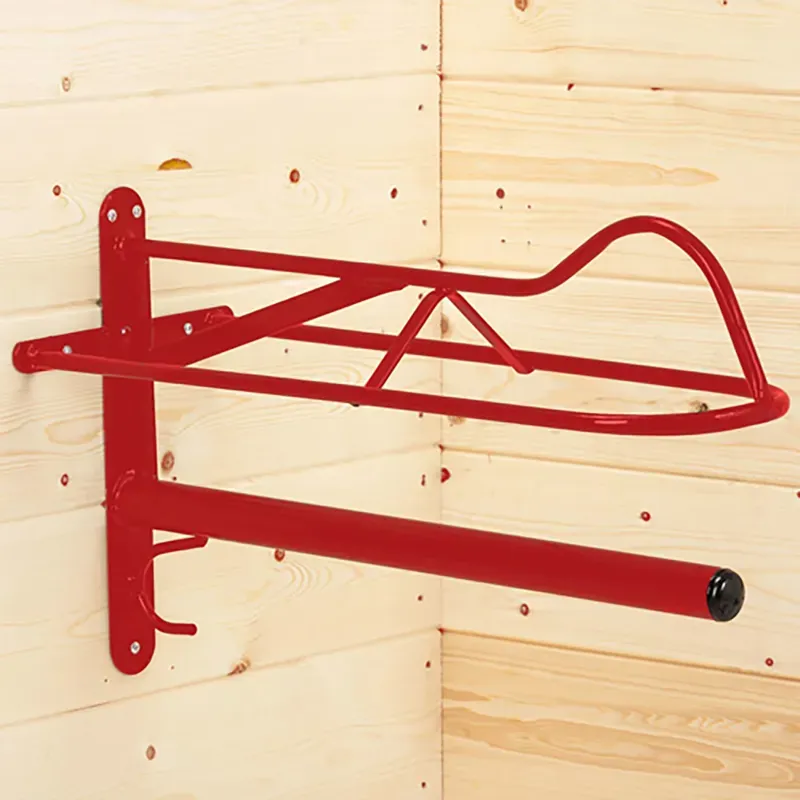 Stubbs Western Light Saddle Rack In Red