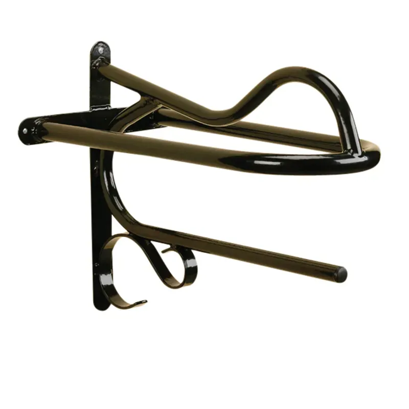 Stubbs Western Heavy Saddle Rack in Black