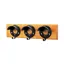 Stubbs Set Of 3 On Board Bridle Rack In Black