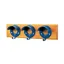 Stubbs Set Of 3 On Board Bridle Rack In Blue