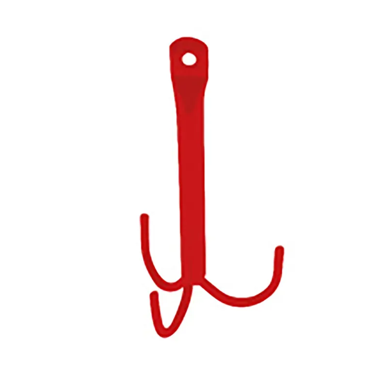Stubbs Three Prong Tack Hook In Red