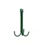 Stubbs Three Prong Tack Hook In Green