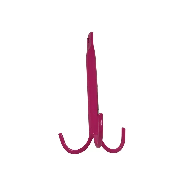 Stubbs Three Prong Tack Hook In Pink