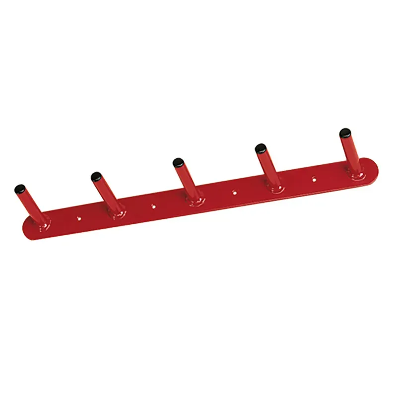 Stubbs Five Hook General Rack In Red