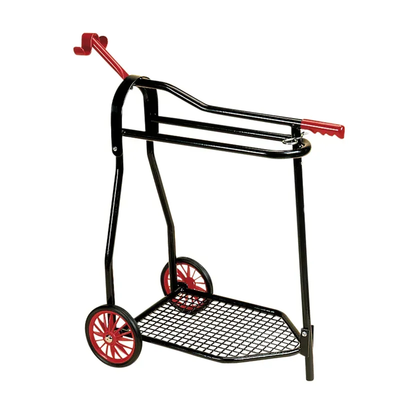 Stubbs Collapsible Tack Trolley In Black