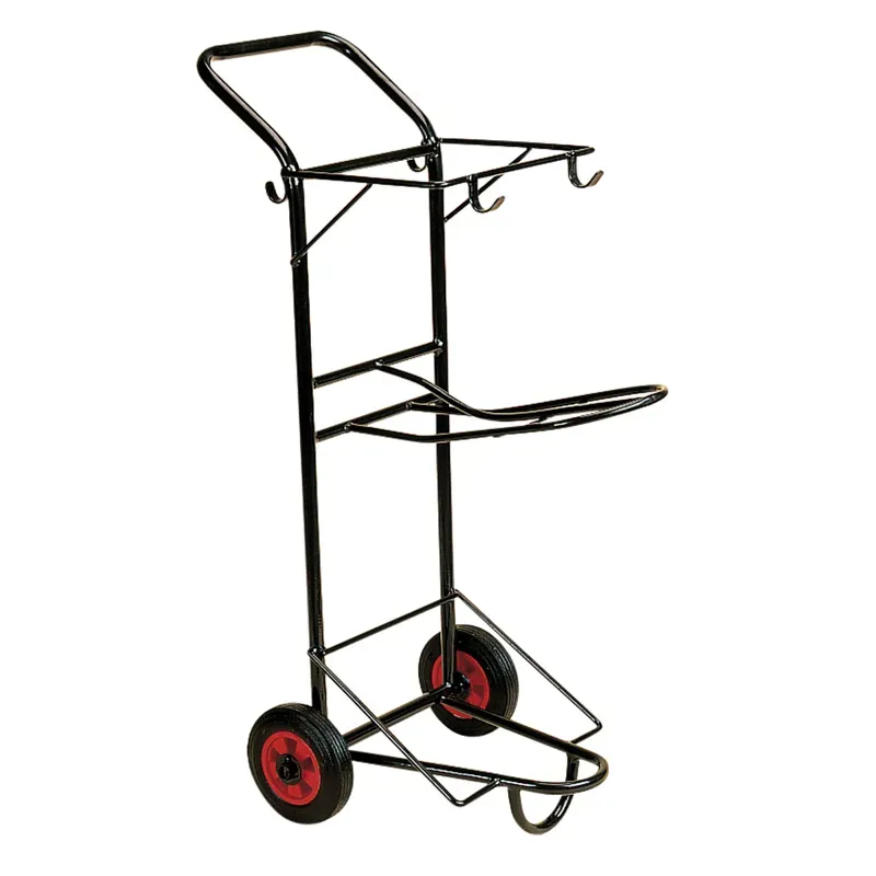 Stubbs Flat Front Tack Trolley In Black