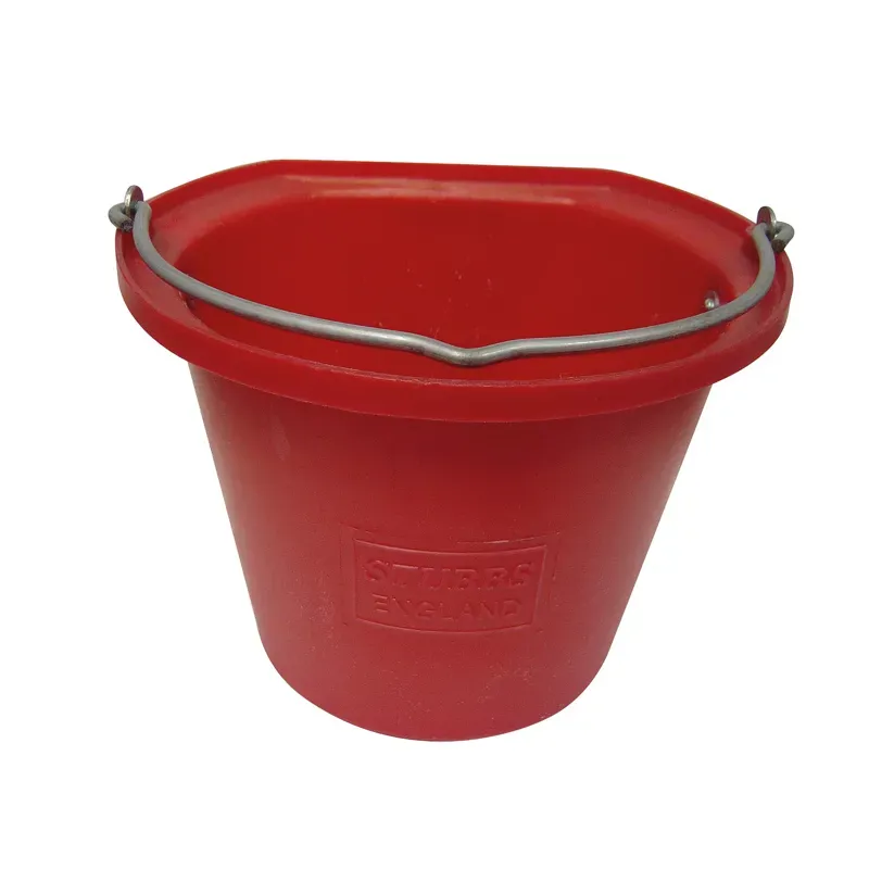 Stubbs 14lt Flat Sided Hanging Bucket In Red