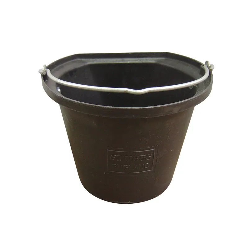 Stubbs 14lt Flat Sided Hanging Bucket In Black