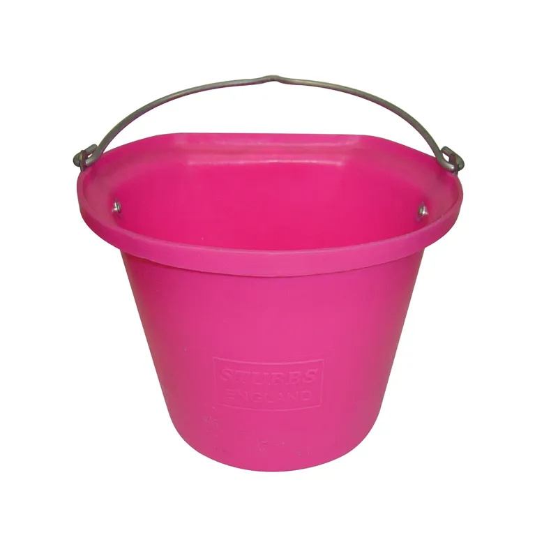 Stubbs 14lt Flat Sided Hanging Bucket In Pink
