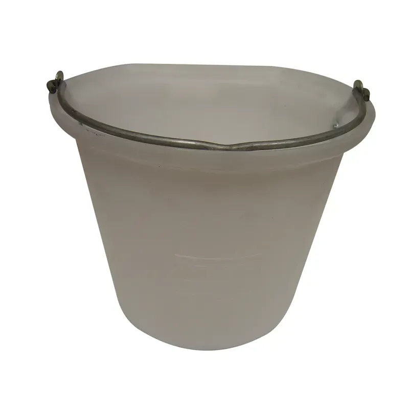 Stubbs 18lt Flat Sided Hanging Bucket In White