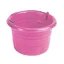 Stubbs 25lt Jumbo Water And Feed Bucket C/W Handle In Pink