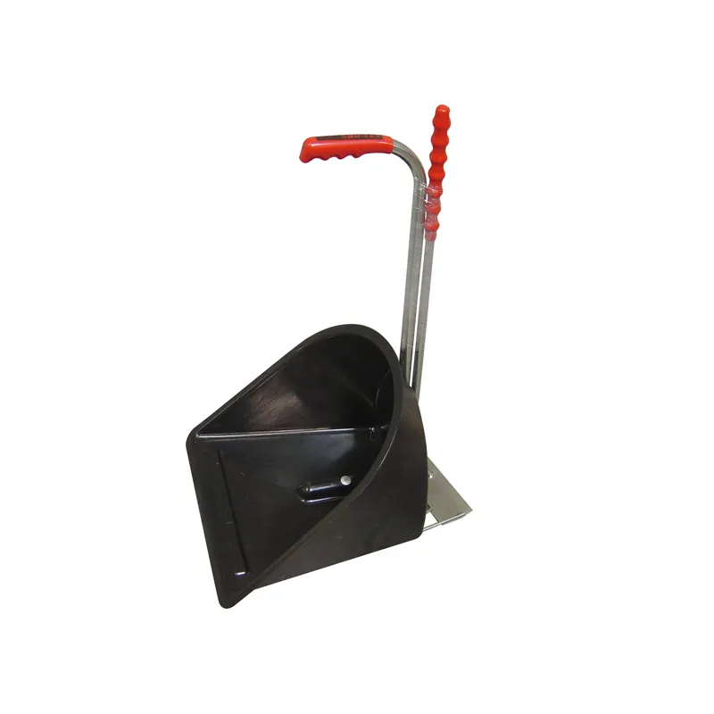 Stubbs Stable Mate Manure Collector with Rake In Black