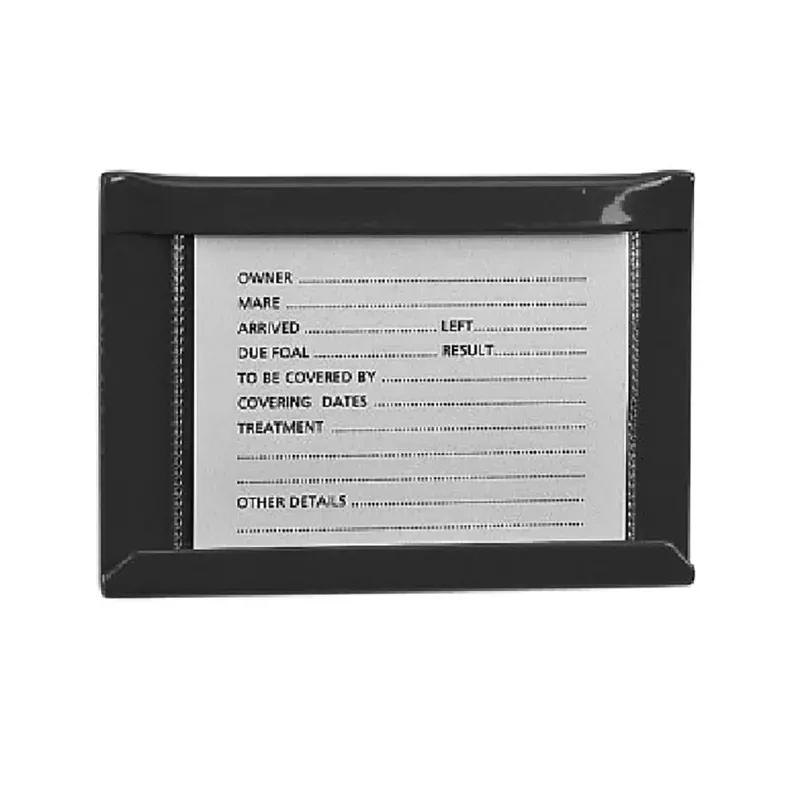 Stubbs Small Stud Card Holder In Black