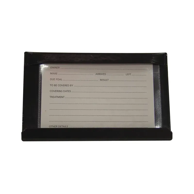 Stubbs Large Stud Card Holder In Black