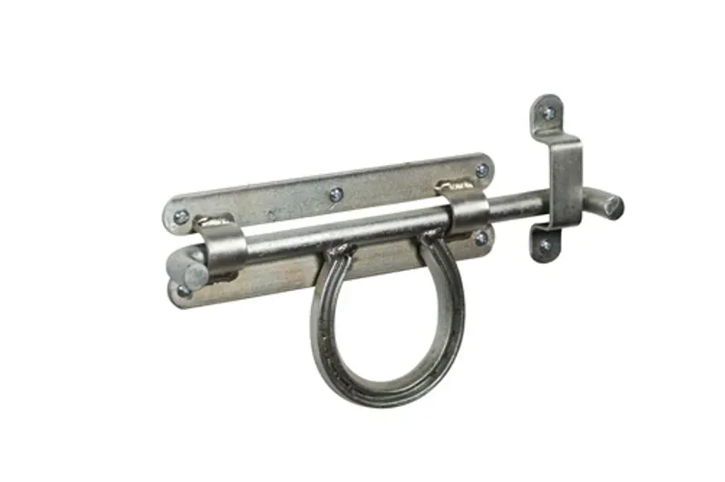 Stubbs Horseshoe Door Bolt in Silver