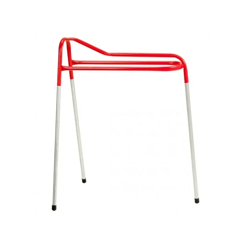 Stubbs Medium Three Leg Pack-Up Saddle Horse In Red