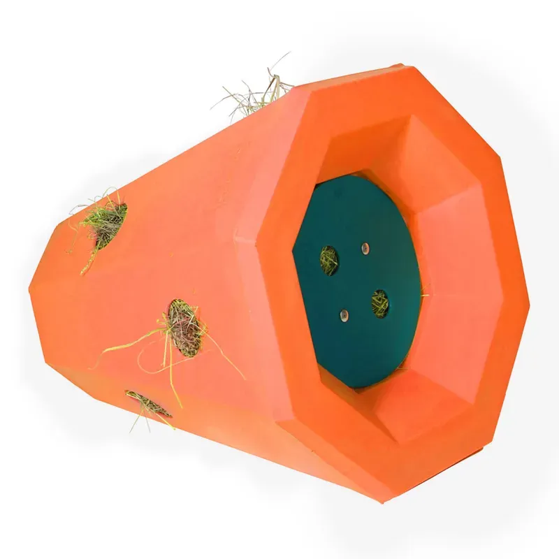 Stubbs Lidded Hay Roller in Carrot Orange