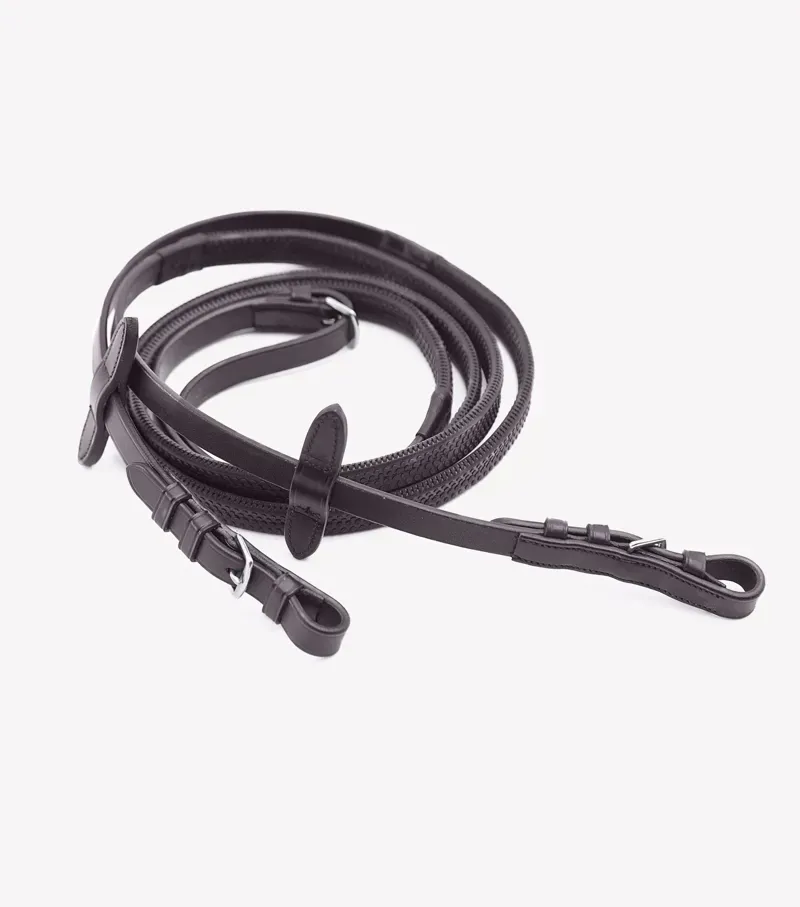 Stefano Rubber Reins / Brown f (54)-2