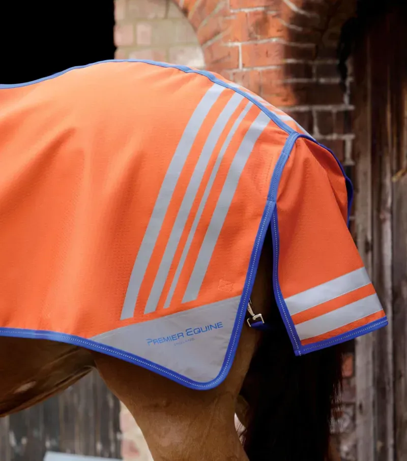 Premier Equine Stratus Horse Exercise Sheet in Orange-3