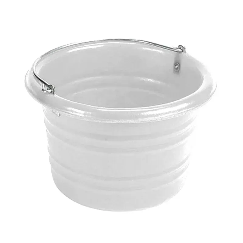 Stubbs Jumbo Feed/Water Bucket in White