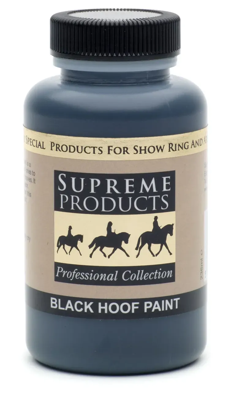 Supreme 236 ml Professional Hoof Paint in Black
