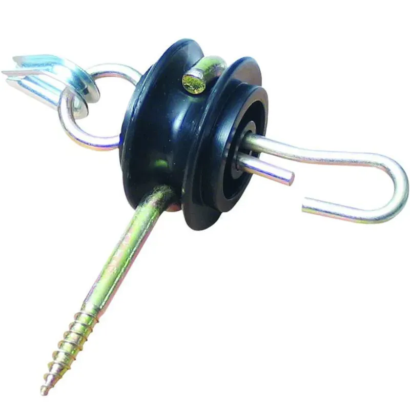 Agrifence H4847 Pack of 2 Super Gate Anchor in Black