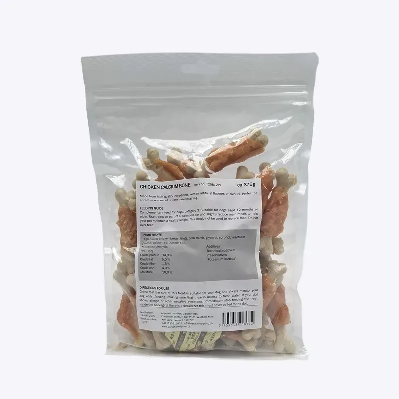 Danish Design Chicken Calcium Bone 375g in Blue-1