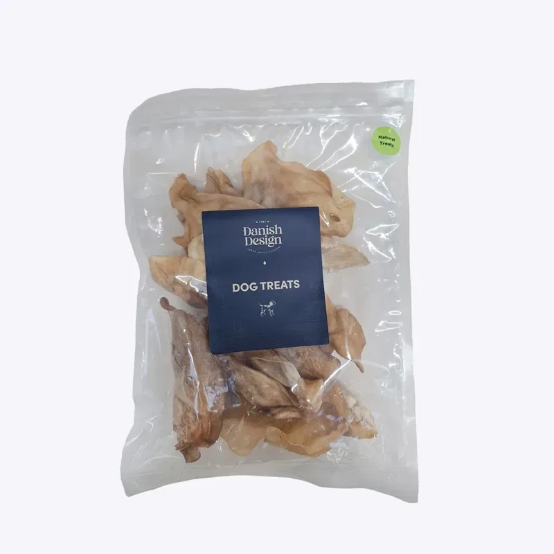 Danish Design Cow Ears Treats 350g in Brown