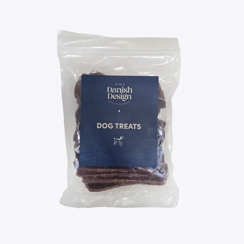 Danish Design Beef Jerky Treats 350g in Brown