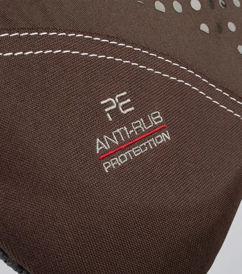 Premier Equine Full Tech Grip Pro Anti-Slip Correction Saddle Pad in Brown-1
