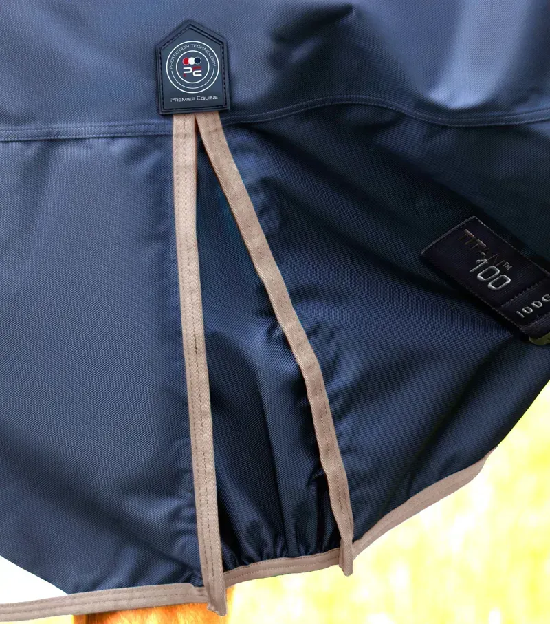 Premier Equine Titan 100g Original Turnout Rug in Navy-3