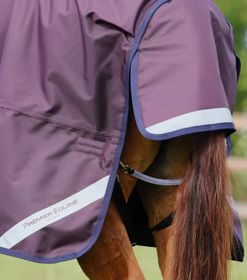 Premier Equine 200g Titan Original Turnout Rug in Purple-5