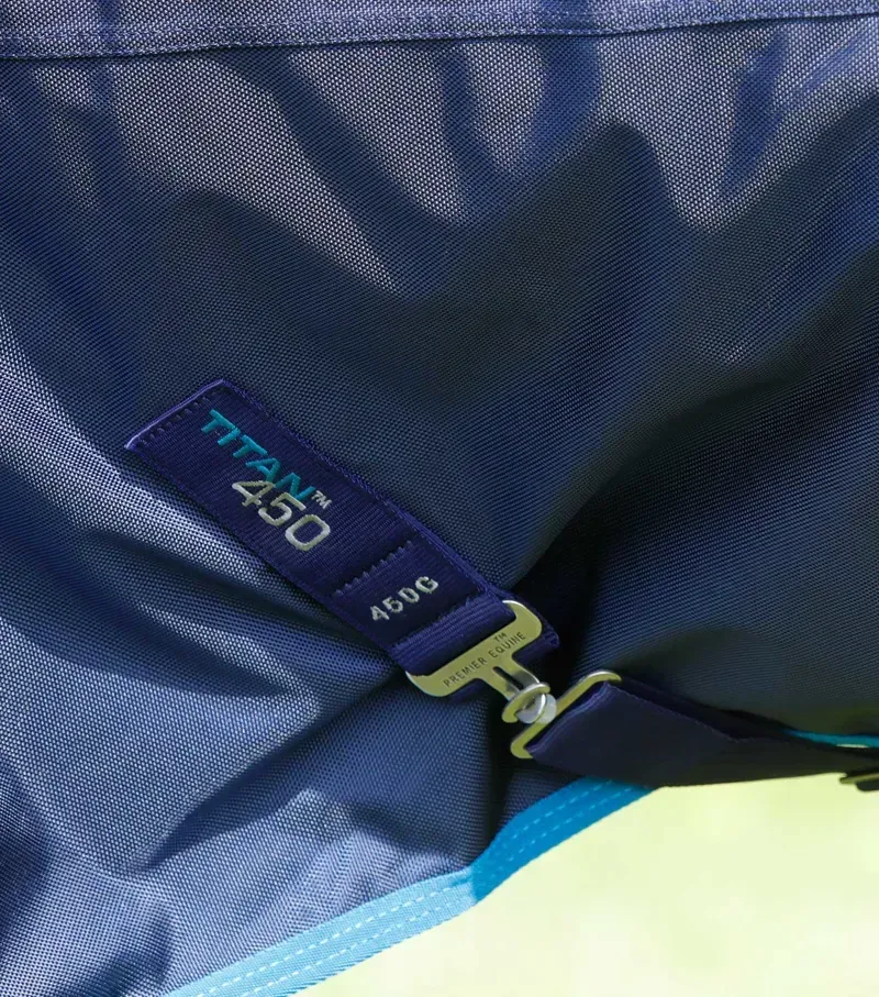 Premier Equine 450g Titan Original Turnout Rug in Navy-4