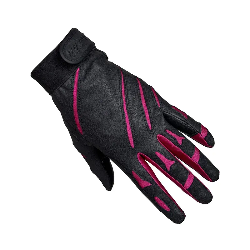 Mark Todd Sports Gloves In Black/Cerise