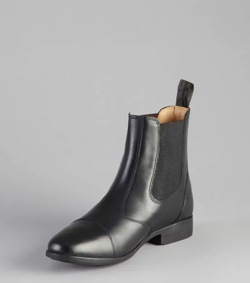 Premier Equine Torlano Leather Chelsea Paddock Boot in Black-3